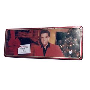 Elvis Presley Collectible Russell Stover Candy Tin.